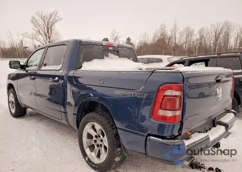 2020 Ram 1500 Big Horn/Lone Star z USA, uszkodzony, nr VIN 1C6SRFFT1LN156596